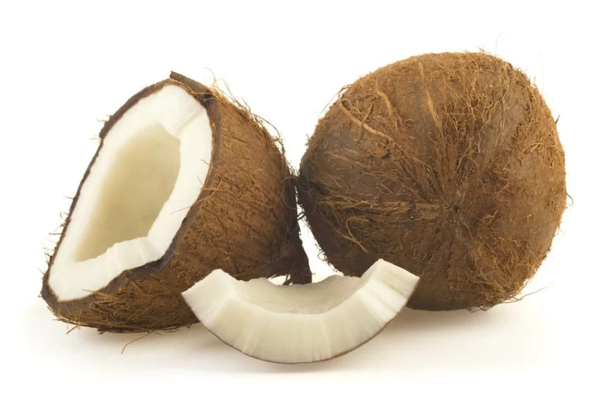 Coconut oil, essential oil, organic cosmetic